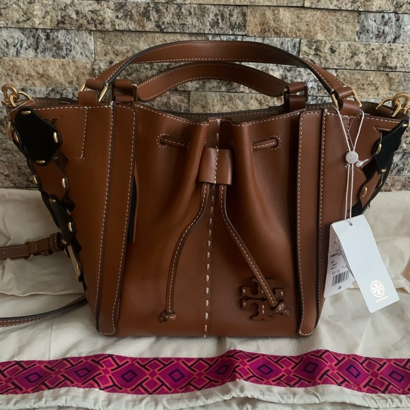 Tory Burch Bags Tory Burch Mcgraw Die Cut Dragonfly Drawstring